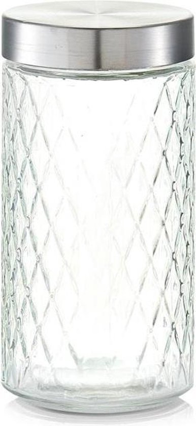 Zeller - Storage Glass 1500 ml w. metal lid