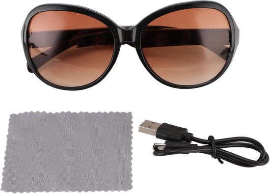 Slimme Bril, Stijlvolle Draadloze Bluetooth Smart Translation-zonnebril Ingebouwde Microfoonluidspreker, Taalvertaler Slimme Bril Ondersteunt 137 Talen voor Heren Dames