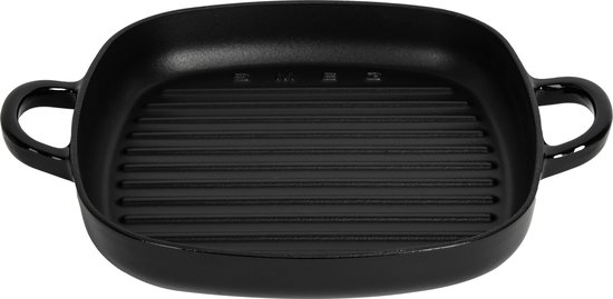 Smeg - Gietijzeren Grillpan - Zwart - 26 x 26 CM