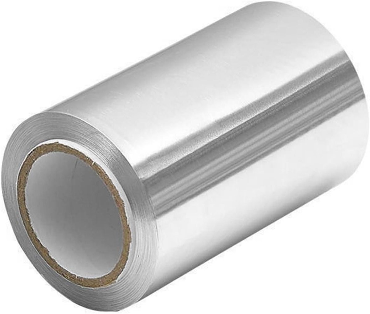 Aluminiumfolie voor kappers en nagelkunst - 10 m x 12 cm, enkele rol