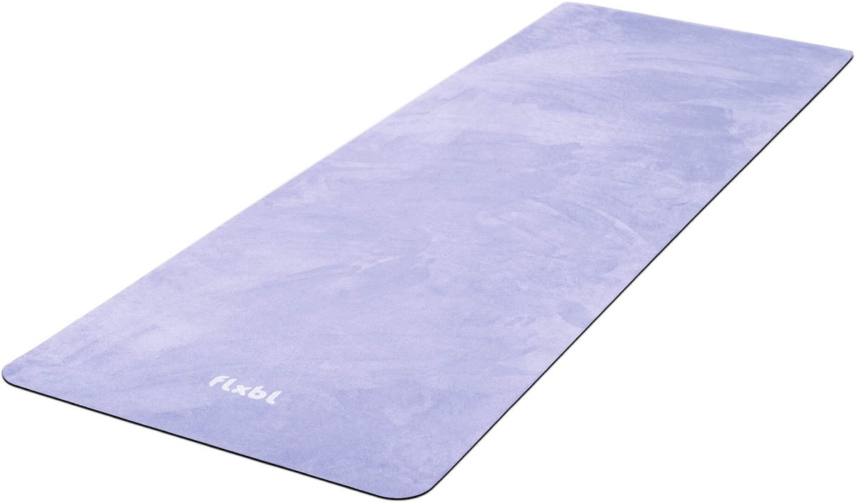 FLXBL Yoga Mat Anti Slip - Eco Yogamat met Antislip Toplaag - Lavender