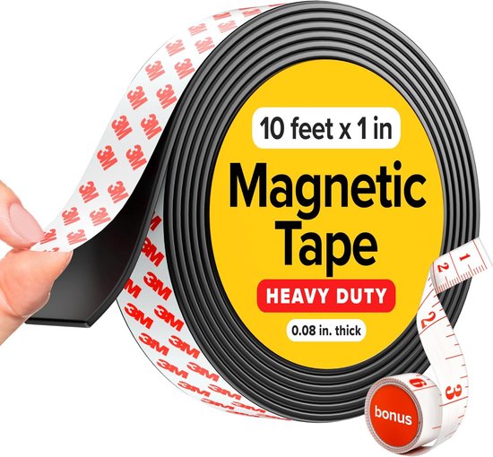 12.7 mm | 1.5 mm | 5 m Magneetband, zelfklevend, sterk