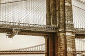 Frans van Steijn "New York Brooklyn Bridge" op Dibond 120cm