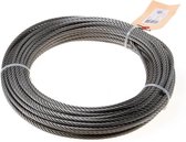 Dulimex DX Staalkabel roestvaststaal 7x19 6mm