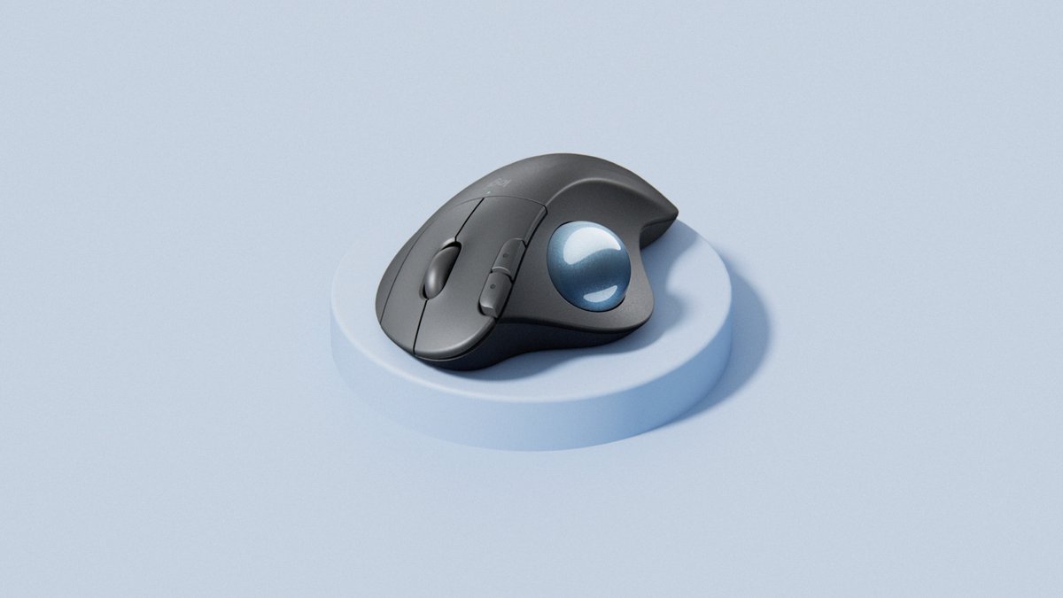 Logitech Ergo M575 for Business - Draadloze Muis - Bluetooth - Trackball - Rechtshandig - Graphite thumbnail 2