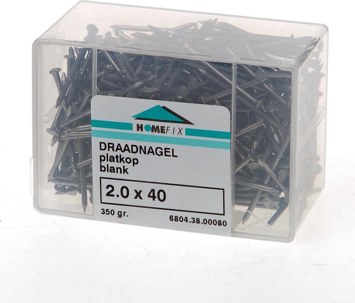 Hoenderdaal Draadnagel platkop 2,0x 40 blank(350)