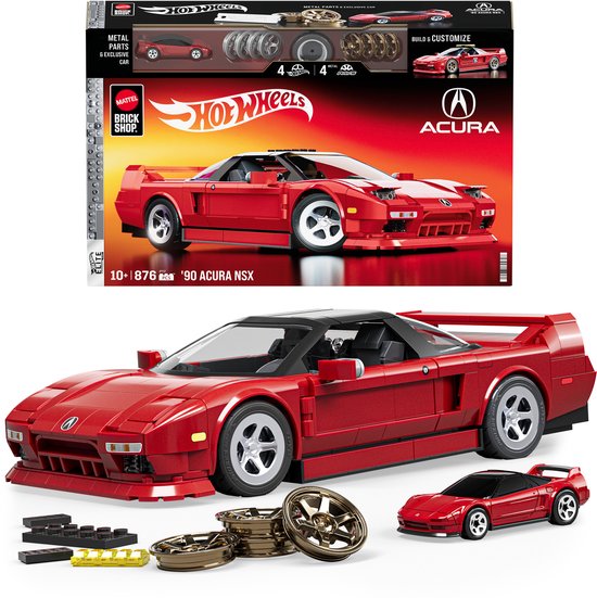 Mattel Brick Shop Hot Wheels '90 Acura Nsx bouwset voor volwassenen