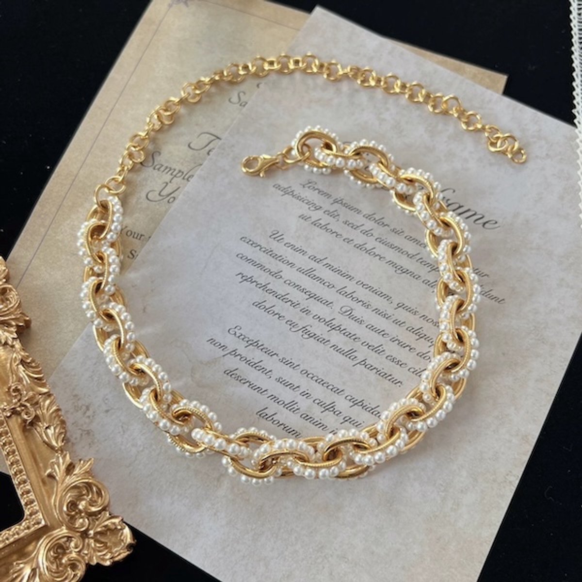 Vintage Inspired Parelketting