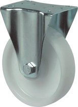 Kelfort Bokwiel polyamide wiel met rollager, wit 250kg 150mm