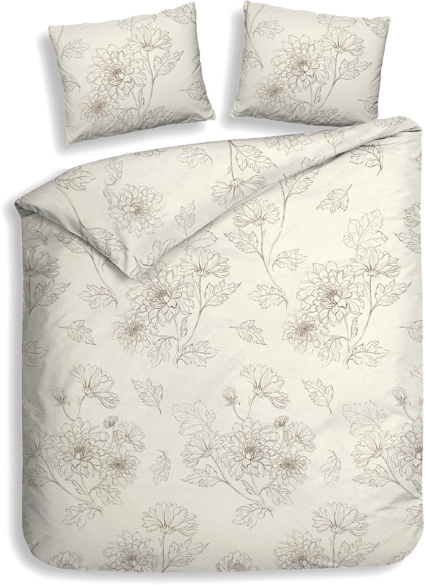 Heckettlane Gigi Dekbedovertrek - Tweepersoons - 200x200/220 cm - Off-White
