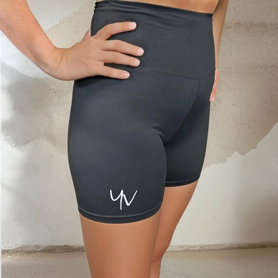 YV SPORT Korte sportlegging dames Havana - Sportkleding dames - Short - Squat-proof - Ademend - Vochtregulerend - Zachte stof - Perfect fit - Sport short dames - Maat M van YV SPORT — afbeelding 2