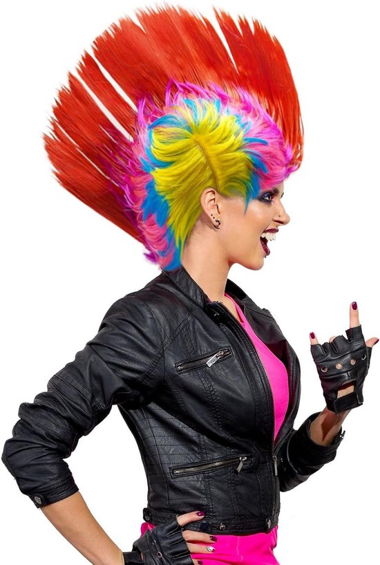 Boland - Pruik Cocktail voor volwassenen, krullend kunsthaar, kapsel voor kostuums, carnaval, themafeest, Halloween of vrijgezellenfeest