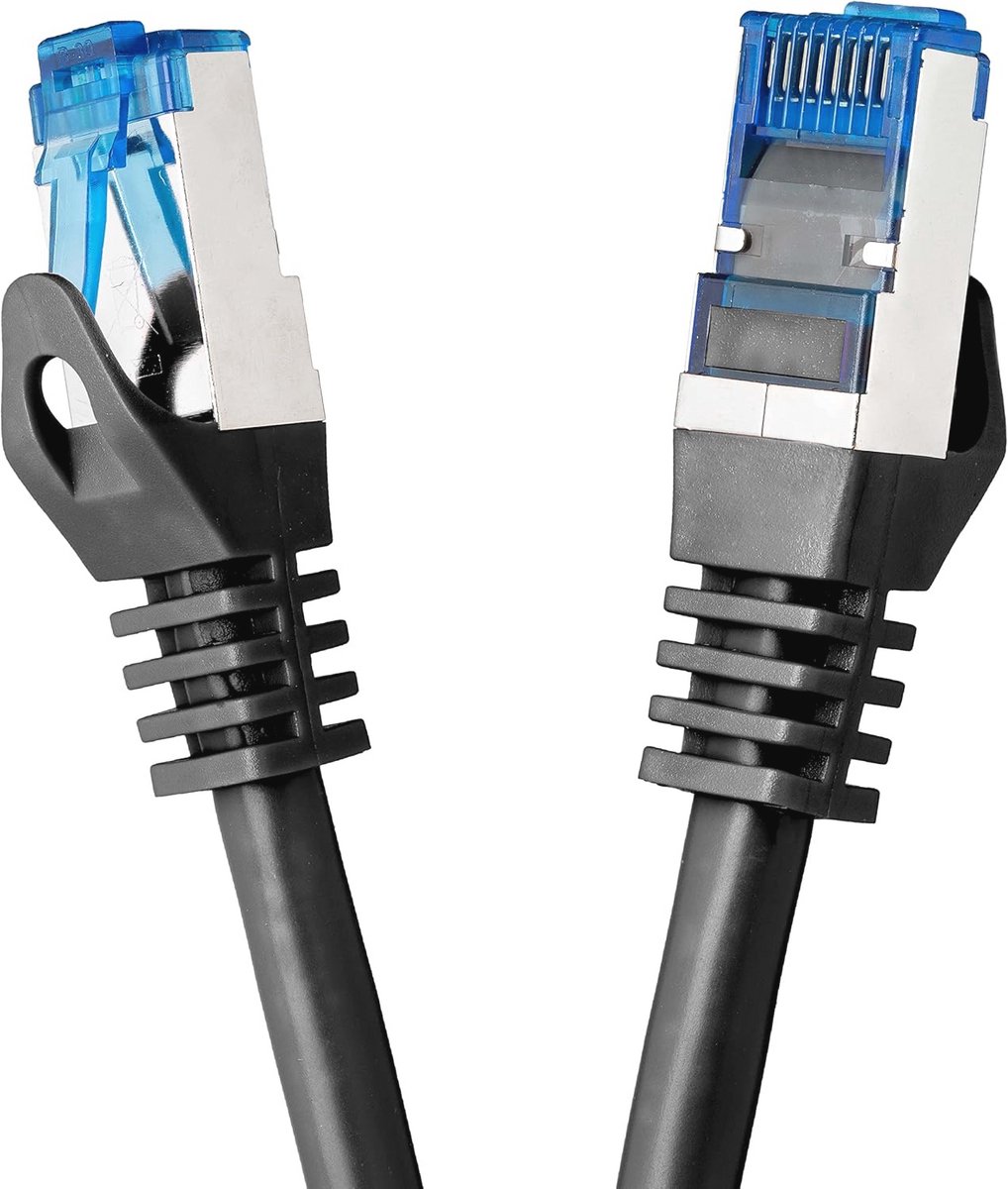 Image of 15m Cat.7 Netwerkkabel - Dubbel Afschermd Gigabit Ethernet Kabel voor Snelle Verbindingen