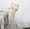 12x Kunstbloemen – Crème – Vlamloos – Decoratief - Lotus Geurstokjes - C4.2