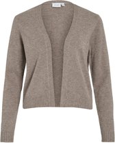 Vila Vest Viril Short L/s Knit Cardigan-noos 14060800 Falcon/melange Dames Maat - XS