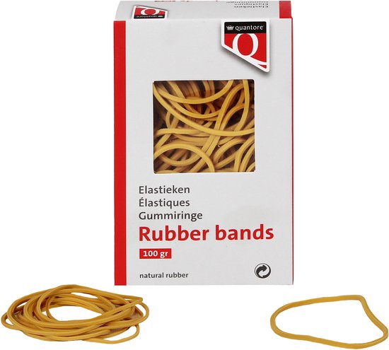 Quantore Elastiek Quantore 22 100x1 | 5x1mm 100gram | 10 stuks | bol