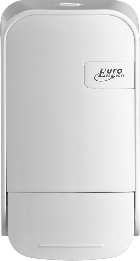Witte QuartzLine schuimdispenser 400ml met het 'Euro PRODUCTS' logo.
