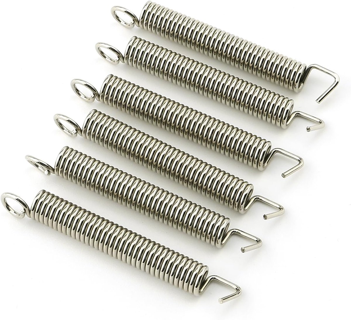 Elektrische Gitaar Tremolo Spanbrug Springs - 6 Delige Set - Vintage Single Double Locking - Geruisloze Stress Relief Tremolo Springs Systeem Onderdelen