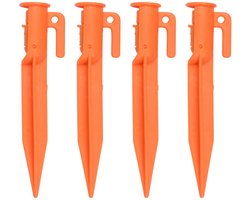 Benson Tentharing - 4x - kunststof - 15 cm - tentpennen/zandharing - robuust - extra stevig