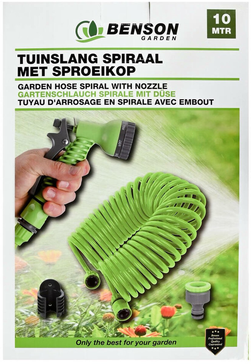 Benson Flexibele/uitrekbare tuinslang - 10 meter thumbnail 5