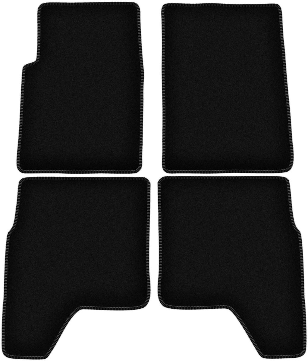BASIC zwarte veloursmatten voor: Hyundai Galloper off-road (1991-2003)
