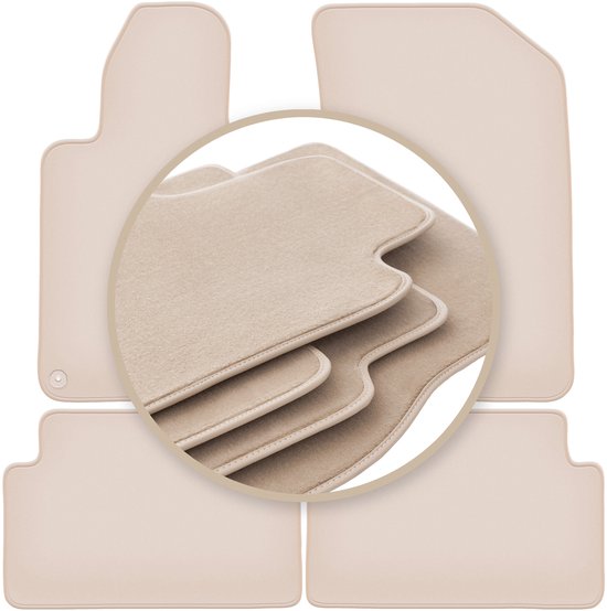 Tapis beiges PREMIUM pour : Peugeot 508 I berline, break, SW, RXH 2010-2018