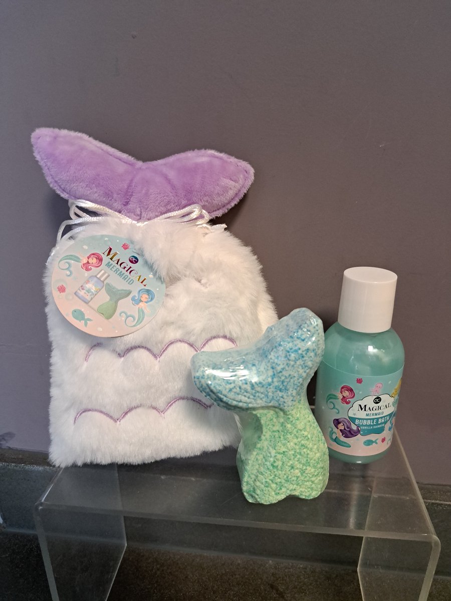Goedkoopste bad geschenk kinderen zeemeermin - bruisbal - badschuim - toilet zakje - aardbei