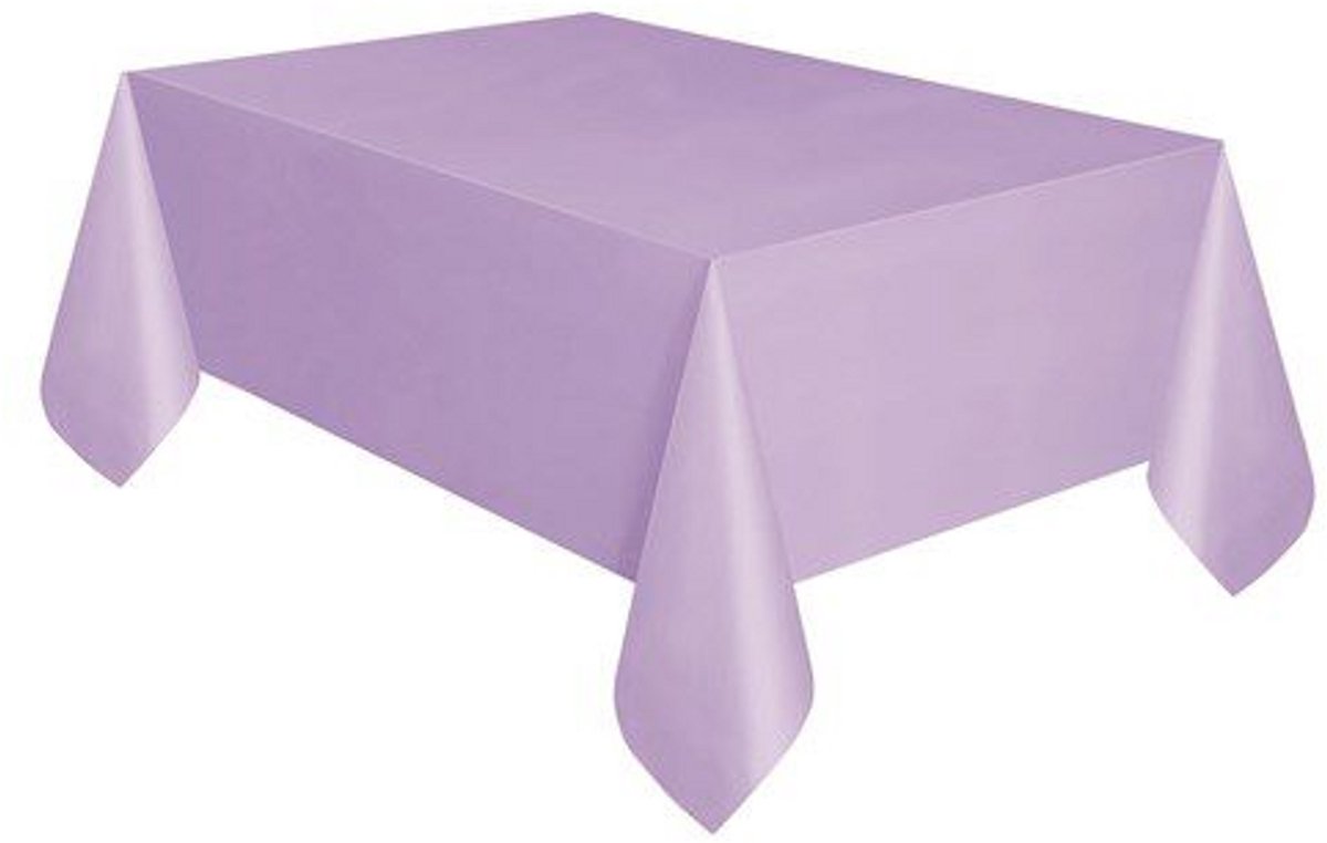 Tafelkleed - Cadebo - Lavendel Lila - 137x274cm - Plastic - Gratis Verzonden