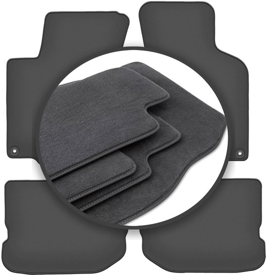 MOTOS Auto-vloermatten van rubber voor SEAT Leon III 2012-2020 Verbeter uw reiscomfort met Anti-Slip Mat Car 3D- Vloermatten voor alle weersomstandigheden, bescherming tegen vuil