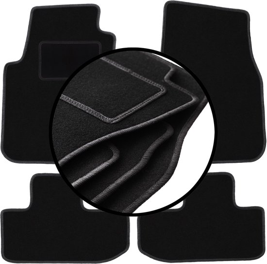 Motohobby - Set Di 4 Tappetini In Velluto Per Mercedes-Benz Citan W415