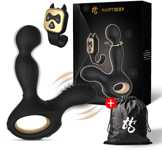Foto: Happysexy prostaat verwarmde vibrator met afstandsbediening gay hetero stotende buttplug stimulator set anaal butplug dildo vibrators vibrerende anal plug set mannen buttplugs groot