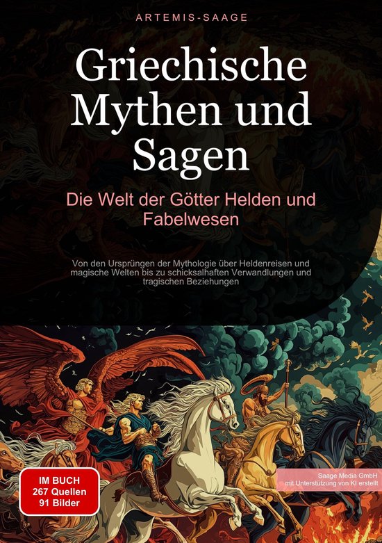 Griechische Mythen und Sagen: Die Welt der Götter, Helden u ... - cover