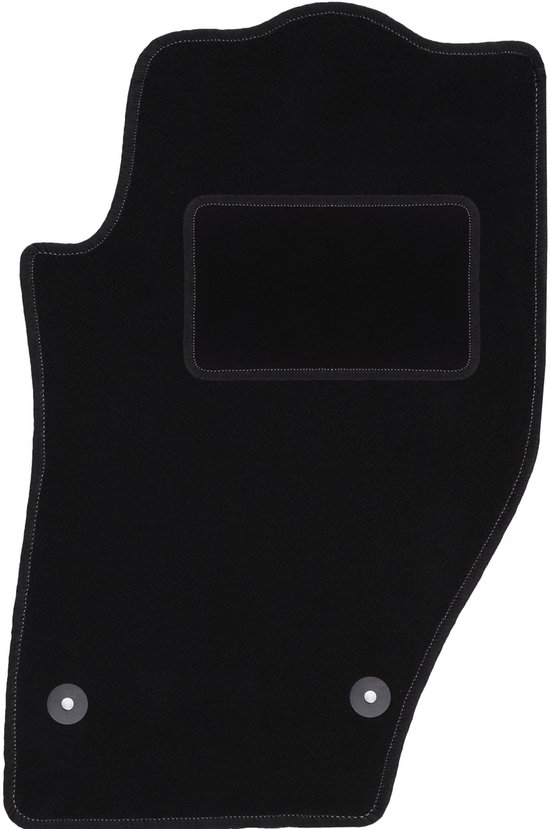 Bestuurdersmat zwart voor: Honda Civic VII 3-deurs hatchback, coupé (2001-2005)