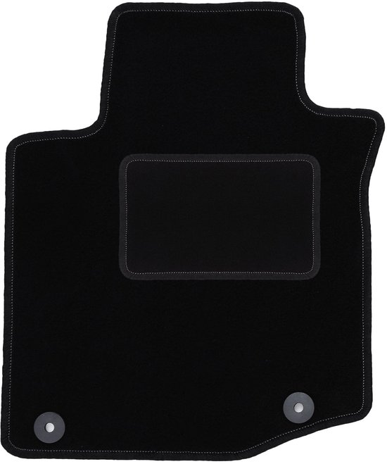 Bestuurdersmat zwart voor: Peugeot 107 hatchback (2005-2014)