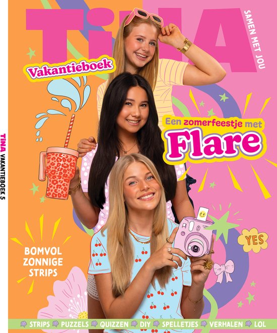 TiNA Vakantieboek XXL 2025 - Flare - Vakantieboek voor Kinderen