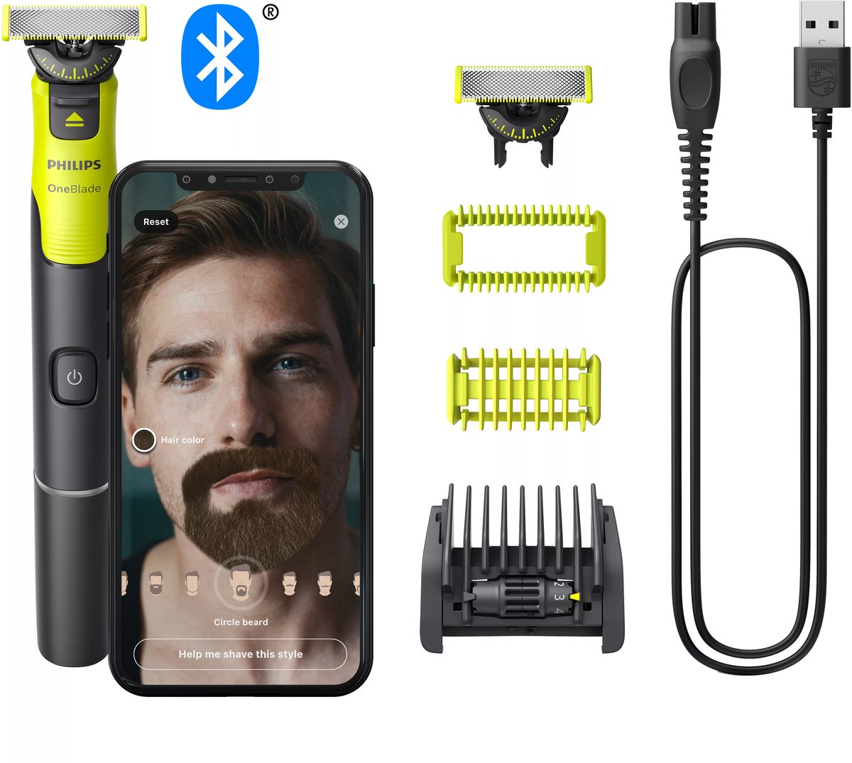 Philips OneBlade 360 with Connectivity QP4631/30 Gezicht en lichaam