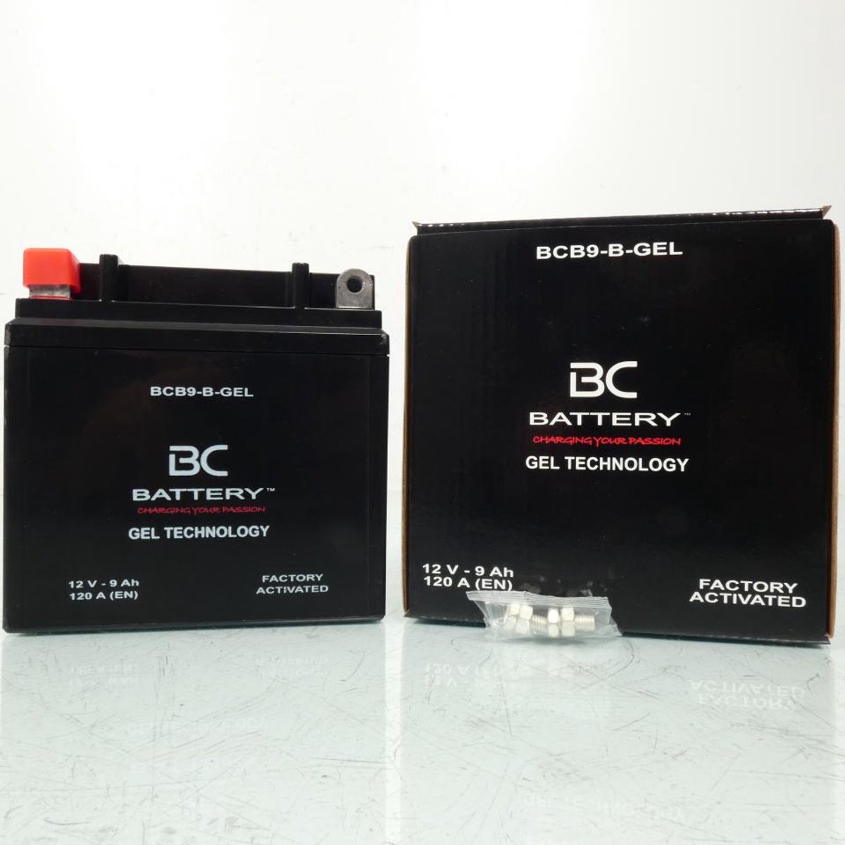Batterie SLA BC Battery pour Auto YB9-B / 12V 9Ah Neuf