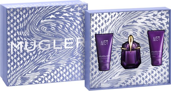 Mugler Alien Eau de Parfum Geschenkset - Mysterieus & Sensueel - Eau de parfum 30ml, Body Lotion 50ml & Douchegel 50ml