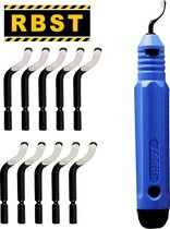 Couteau à ébavurer RBST - 10 lames supplémentaires - Couteau à ébavurer - Ébavurage métal, Koper et PVC