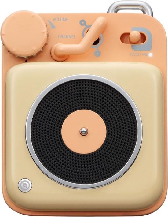 Duur onderhoud verlangen Muzen Retro Button Mini Bluetooth Speaker Peach | bol.com