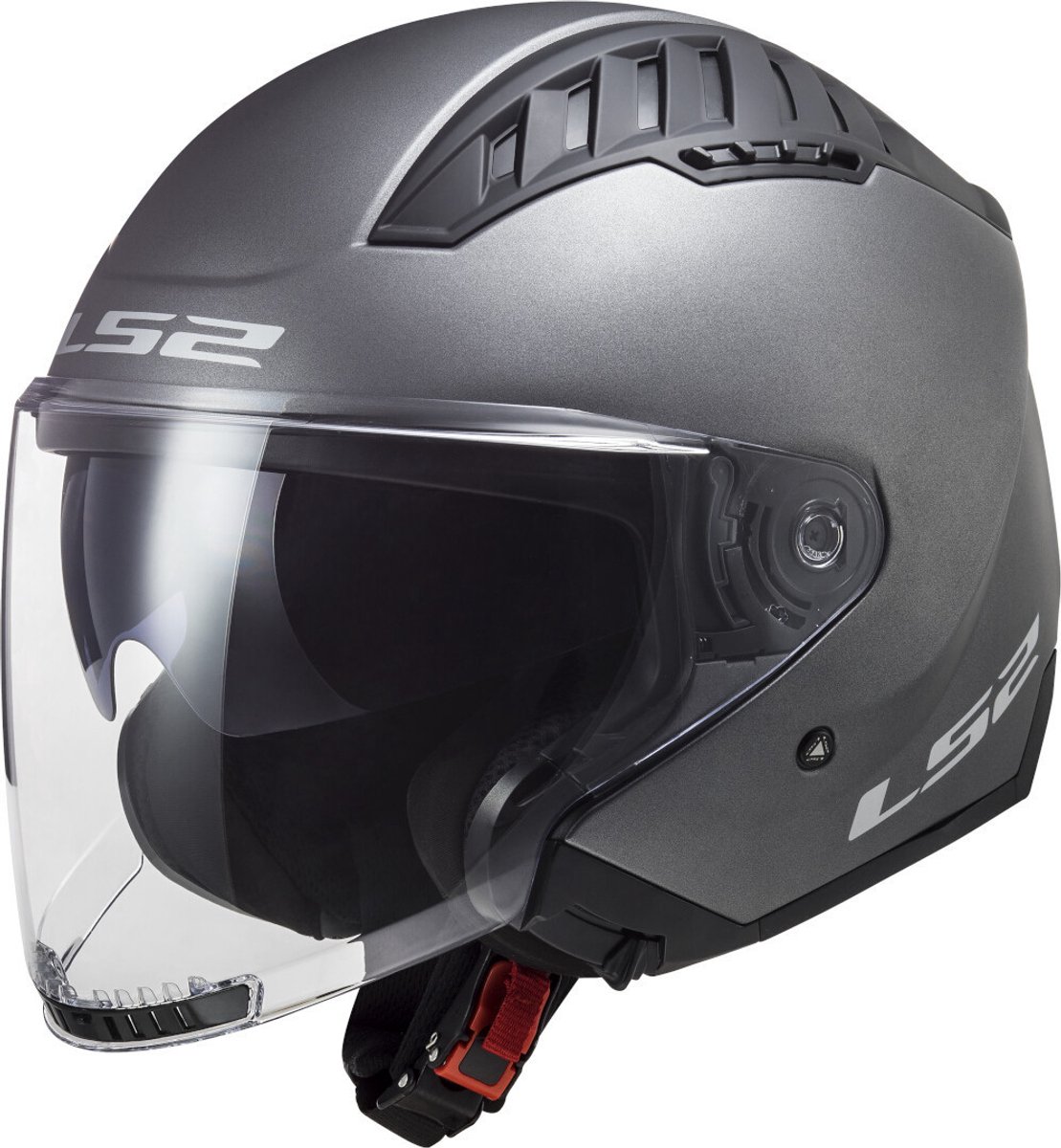 LS2 Helm Copter II OF600 mat titanium maat L