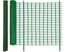 Mobiele omheining 100 cm hoog - 25 m tuinhek voor honden en kippen