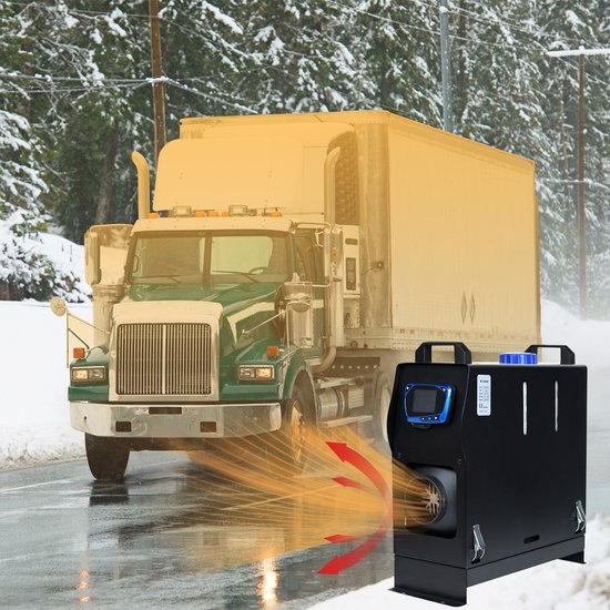 12V 5KW Parkeerverwarming Diesel Air Verstelbare Hot Afstandsbediening Lcd Scherm Voor Truck Suv Bus Rv Boten