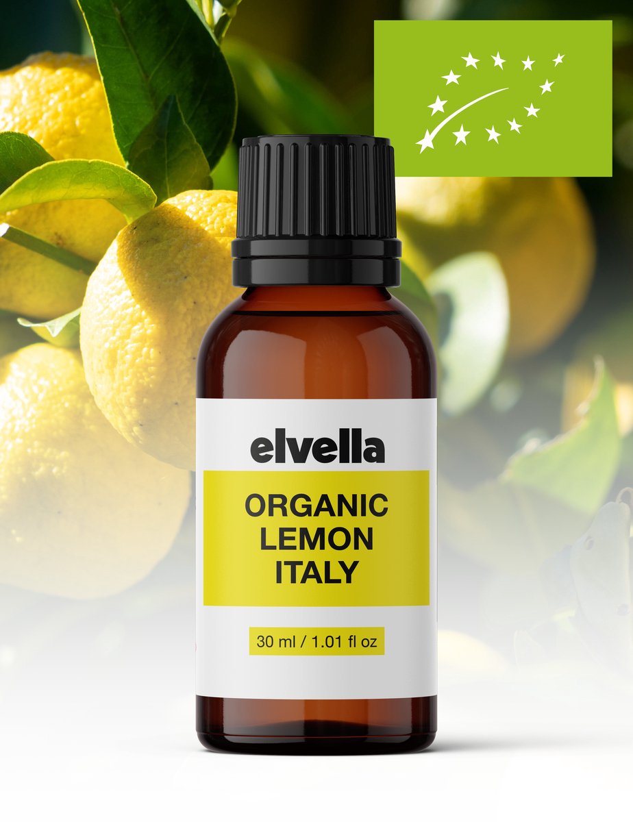 Biologische Citroen olie - 30 ml - Italië - Citrus Limon - Etherische olie