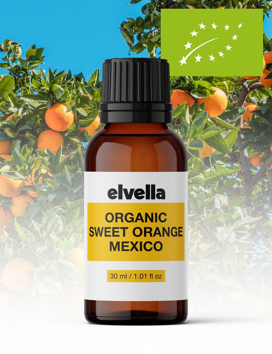 Biologische Sinaasappel olie - 30 ml - Mexico - Citrus Sinensis - Etherische olie