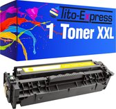 PlatinumSerie 1 toner alternatief voor HP CF382A yellow