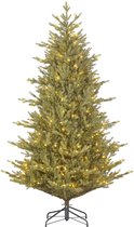 Black Box Kunstkerstboom Meran - 137x137x215 cm - Polyethyleen - Groen - 386LED