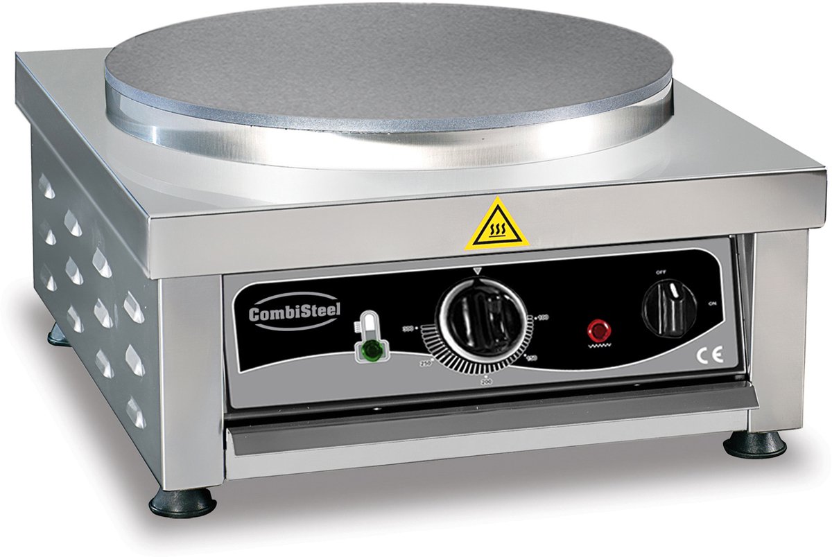 Professionele Crepe Maker 1 Plaat | Combisteel | 7491.0040 | Horeca