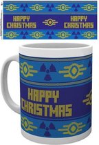 Fallout 4 kerst mok - ugly sweater print - 300 ml