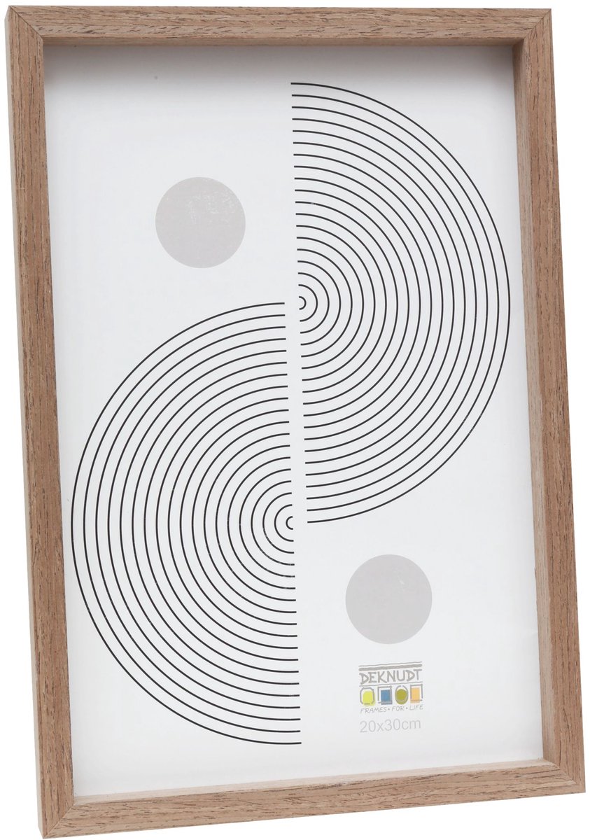 Deknudt Frames fotolijst - bruine houtkleur - strak - hout - FSC Mix - 20x30